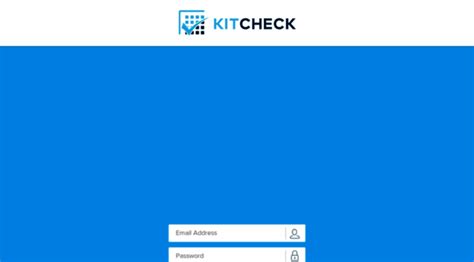 kitcheck app login|kit check app.